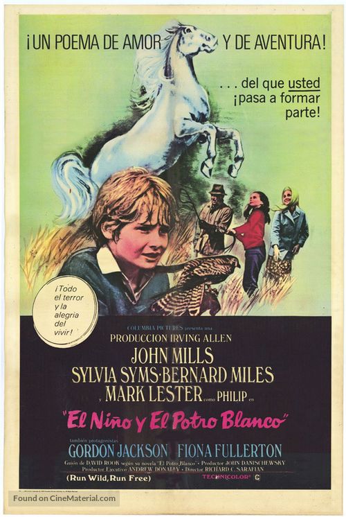 Run Wild, Run Free - Argentinian Movie Poster
