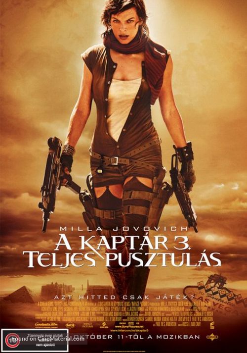 Resident Evil: Extinction - Czech Movie Poster
