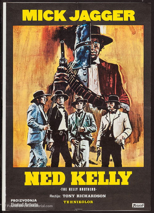 Ned Kelly - Yugoslav Movie Poster