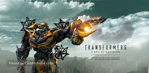 Transformers: Age of Extinction - Brazilian Movie Poster