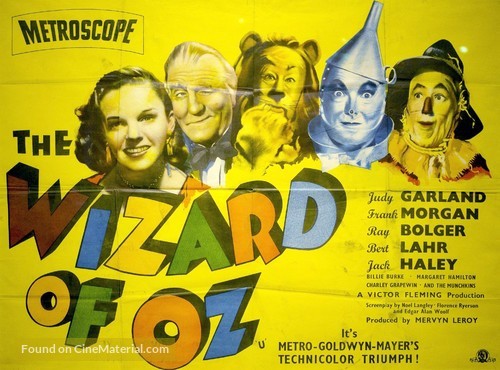 The Wizard of Oz - British Movie Poster