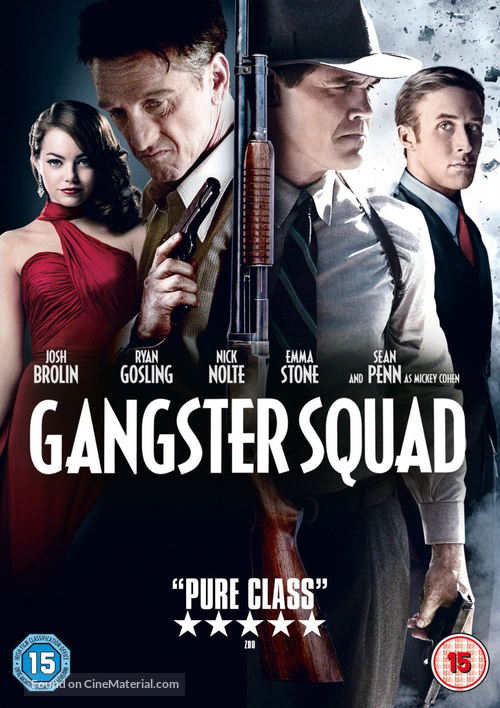 Gangster Squad - British DVD movie cover
