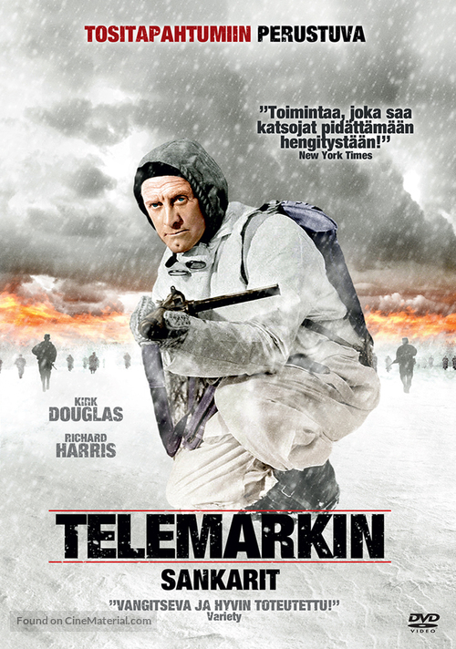 The Heroes of Telemark - Finnish DVD movie cover