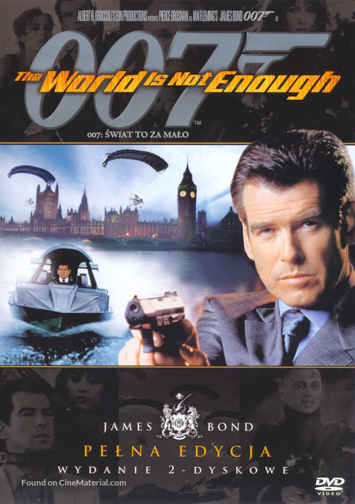 The World Is Not Enough - Polish DVD movie cover