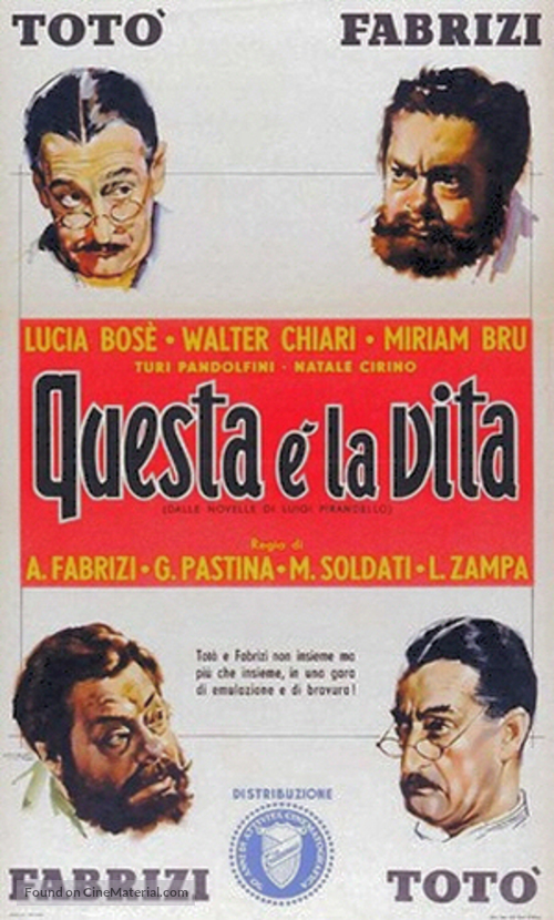 Questa &egrave; la vita - Italian Movie Poster