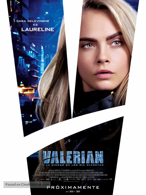 Valerian and the City of a Thousand Planets - Spanish Movie Poster