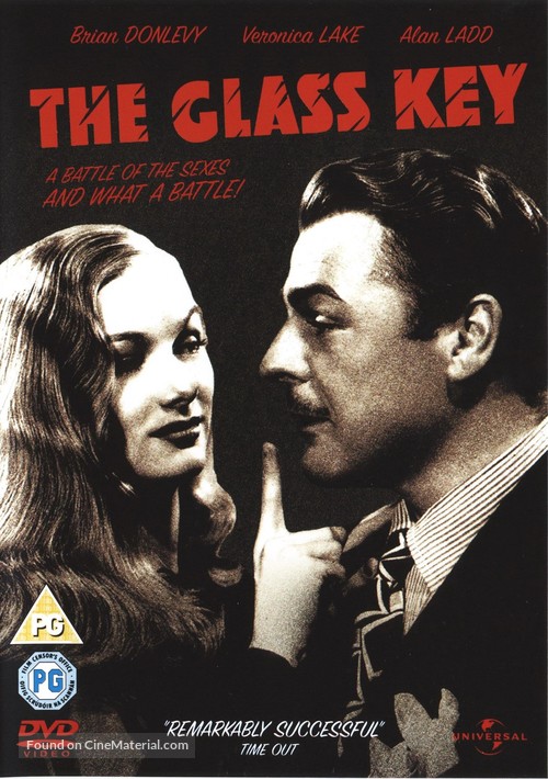 The Glass Key - British DVD movie cover