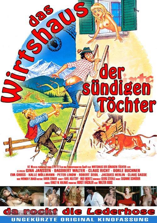 Das Wirtshaus der s&uuml;ndigen T&ouml;chter - German Movie Poster