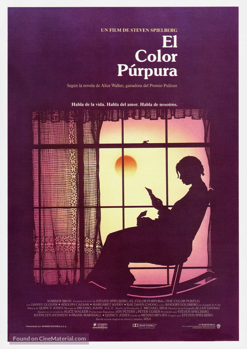 The Color Purple - Spanish Movie Poster