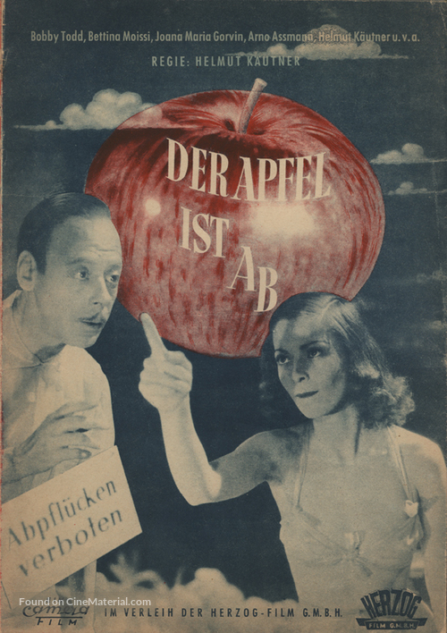 Der Apfel ist ab - German Movie Poster