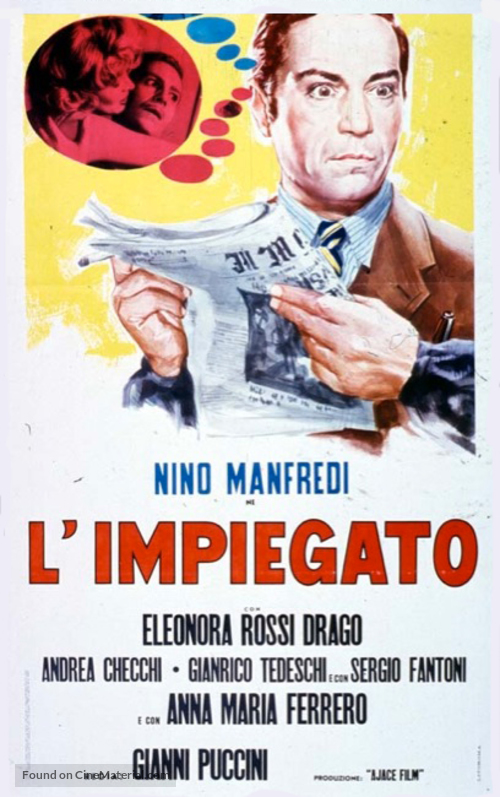 L&#039;impiegato - Italian Movie Poster