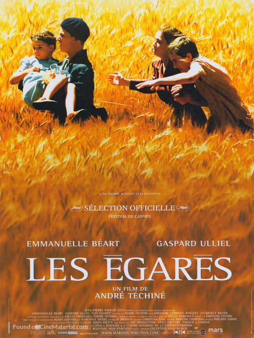 Les &eacute;gar&eacute;s - French Movie Poster
