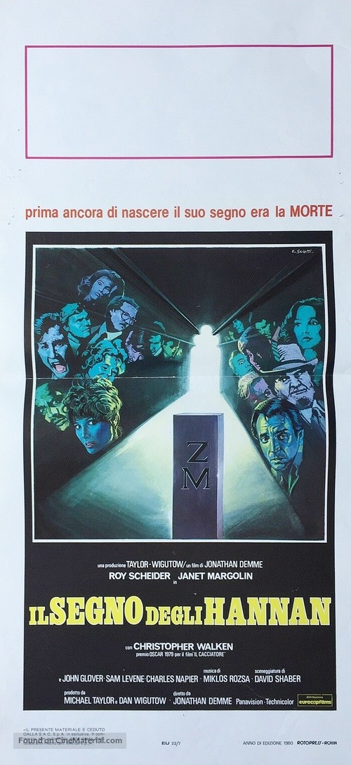 Last Embrace - Italian Movie Poster