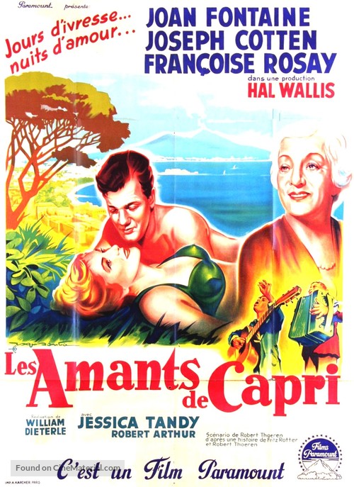 September Affair - French Movie Poster
