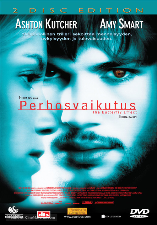 The Butterfly Effect - Finnish DVD movie cover