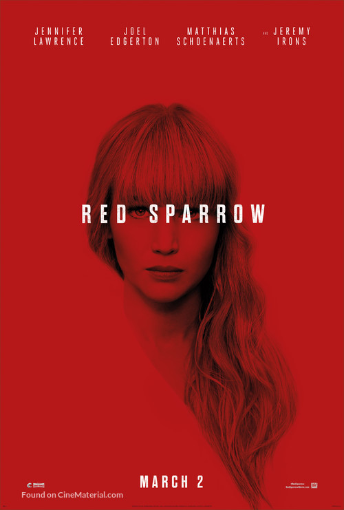 Red Sparrow - Movie Poster