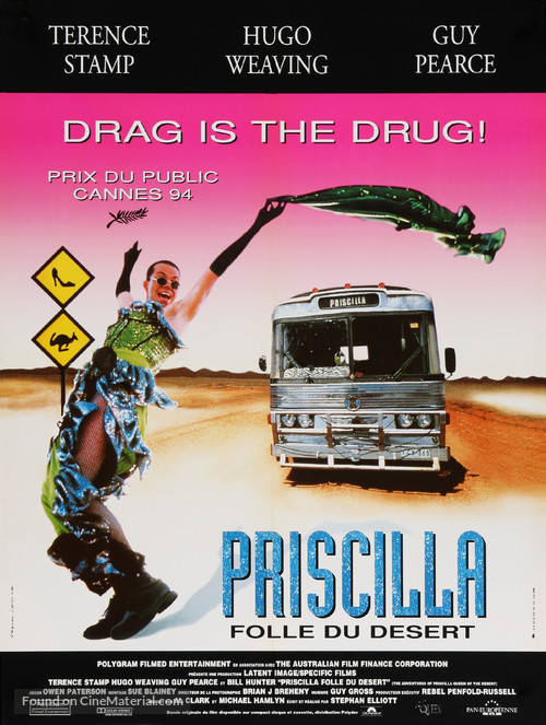 The Adventures of Priscilla, Queen of the Desert - French Movie Poster