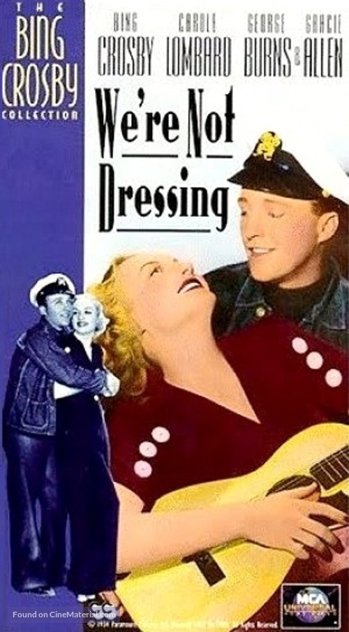 We&#039;re Not Dressing - VHS movie cover