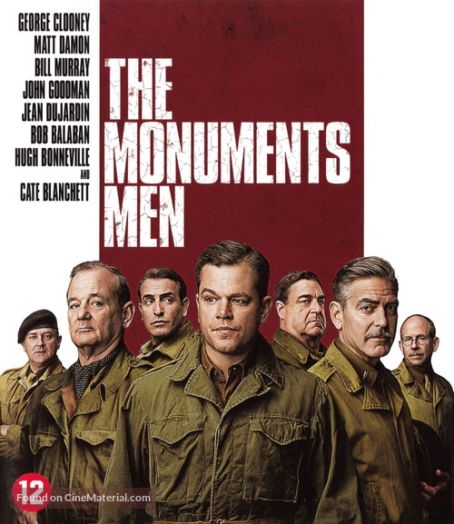 The Monuments Men - Dutch Blu-Ray movie cover