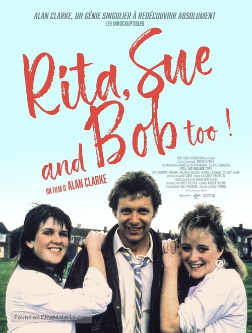 Rita, Sue and Bob Too - French Re-release movie poster