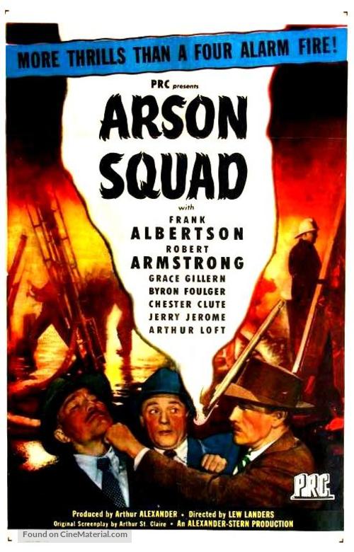 Arson Squad - Movie Poster