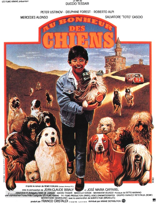 C&#039;era un castello con 40 cani - French Movie Poster
