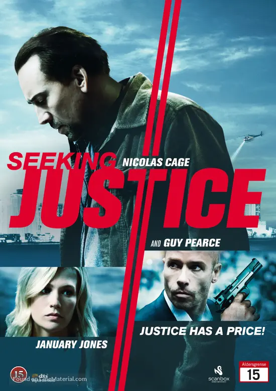 Seeking Justice - Danish DVD movie cover