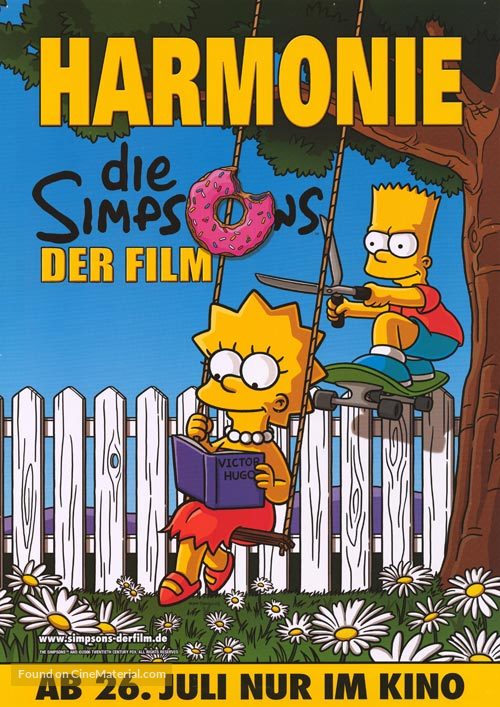 The Simpsons Movie - German Movie Poster