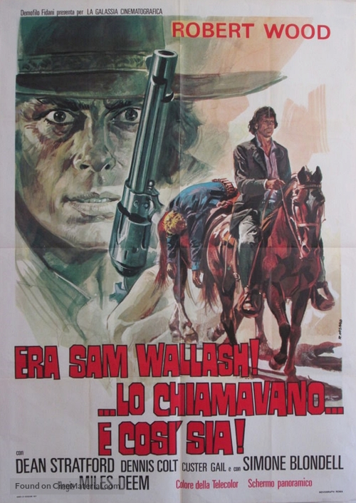 Era Sam Wallash... lo chiamavano &#039;Cos&igrave; Sia&#039; - Italian Movie Poster