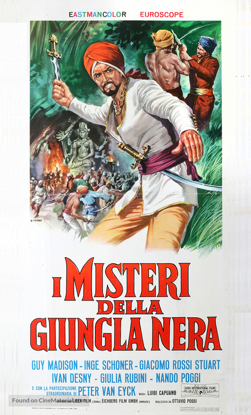I misteri della giungla nera - Italian Movie Poster