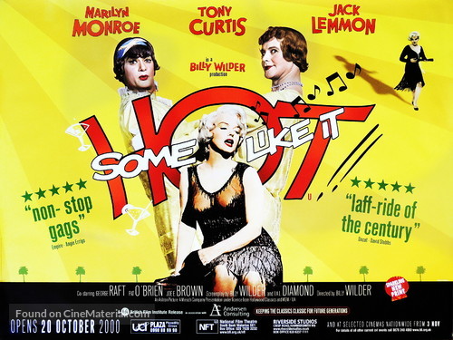 Some Like It Hot - British Movie Poster