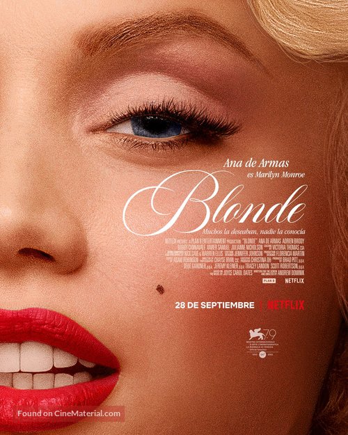 Blonde - Spanish Movie Poster