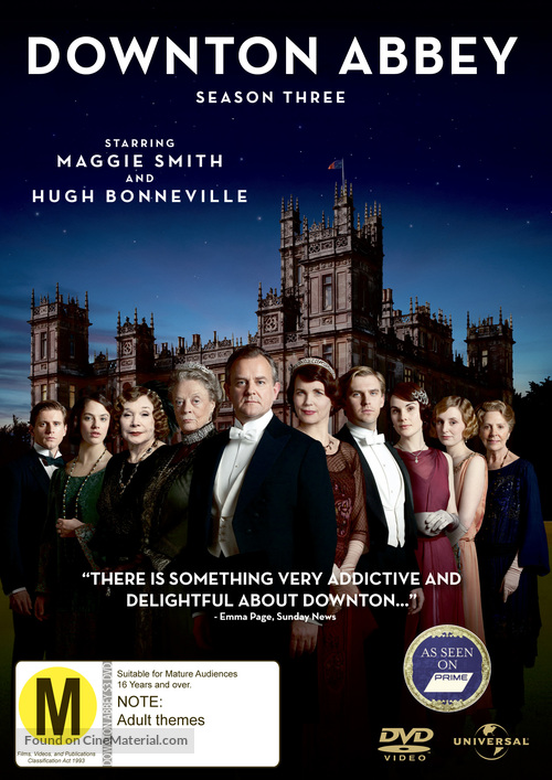 &quot;Downton Abbey&quot; - New Zealand DVD movie cover