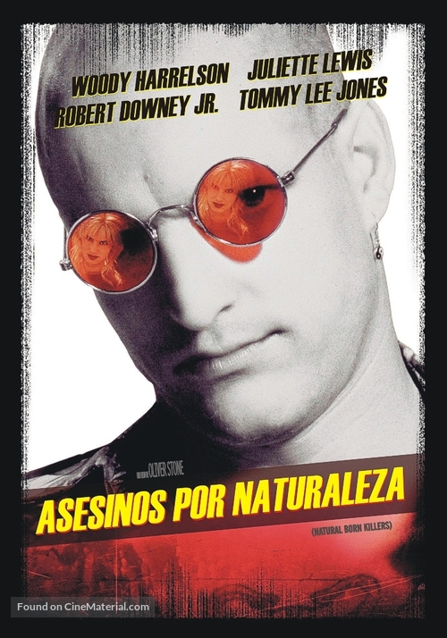 Natural Born Killers - Argentinian DVD movie cover