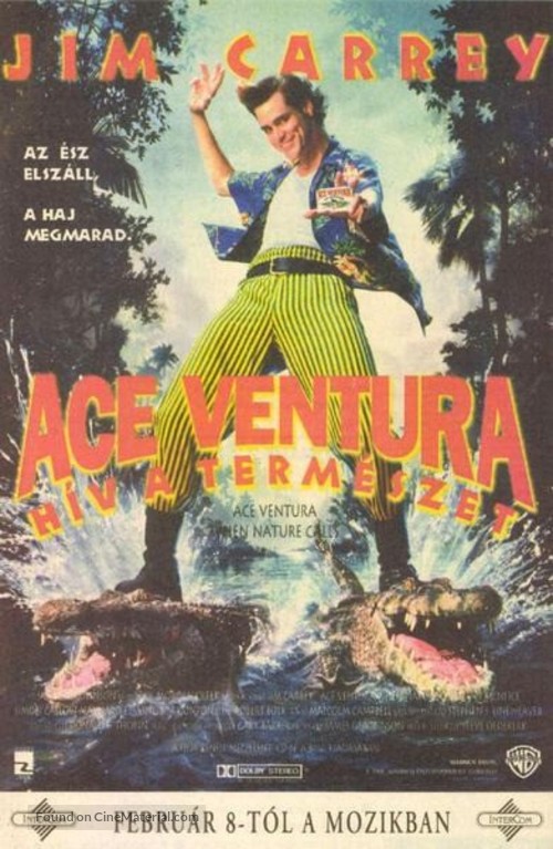 Ace Ventura: When Nature Calls - Hungarian Movie Poster