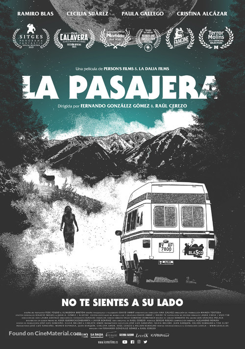 La pasajera - Spanish Movie Poster