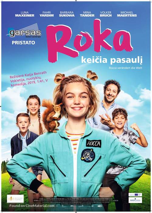 Rocca ver&auml;ndert die Welt - Lithuanian Movie Poster