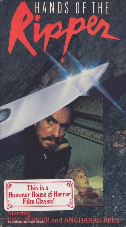 Hands of the Ripper - VHS movie cover