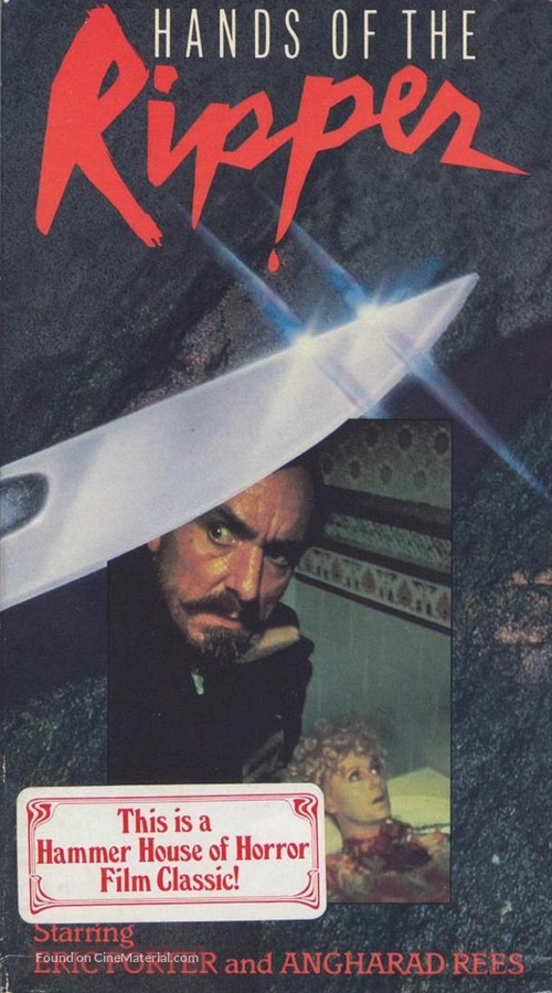 Hands of the Ripper - VHS movie cover