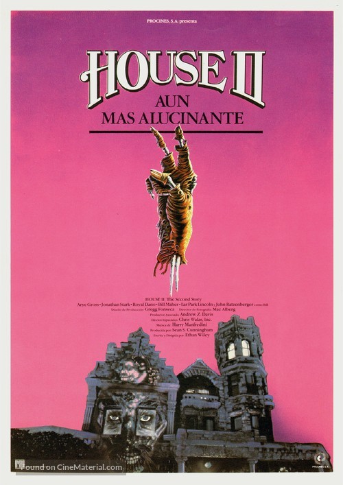 House II: The Second Story - Spanish Movie Poster