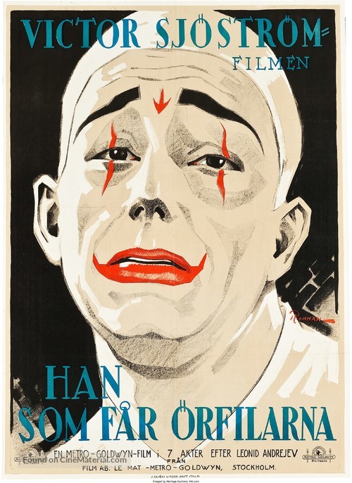 He Who Gets Slapped - Swedish Movie Poster