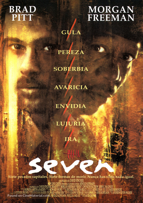 Se7en - Spanish Movie Poster