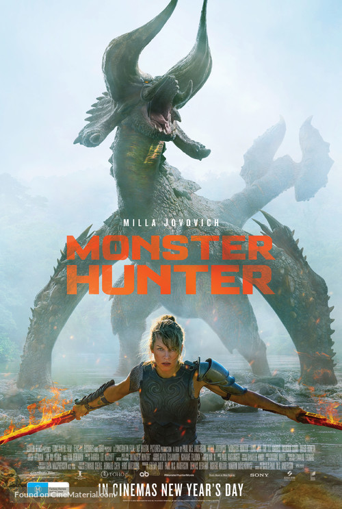 Monster Hunter - Australian Movie Poster