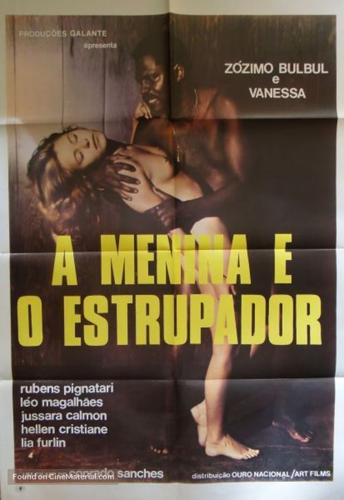 A Menina e o Estuprador - Brazilian Movie Poster