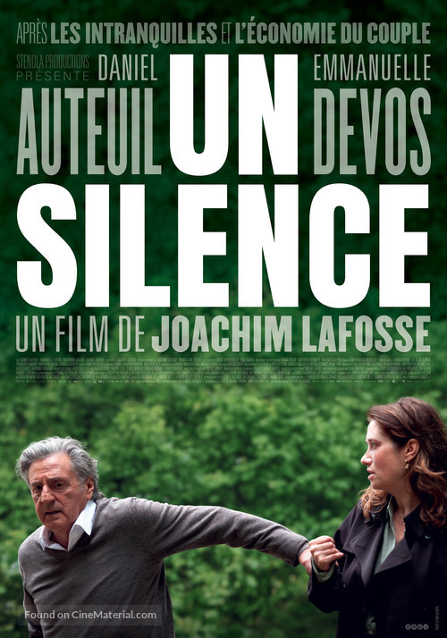 Un silence - Belgian Movie Poster