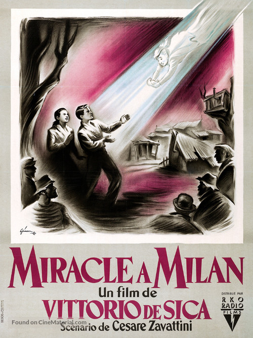 Miracolo a Milano - French Movie Poster