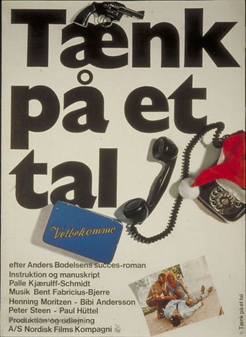 T&aelig;nk p&aring; et tal - Danish Movie Poster