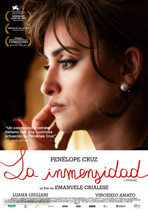 L&#039;immensit&agrave; - Argentinian Movie Poster