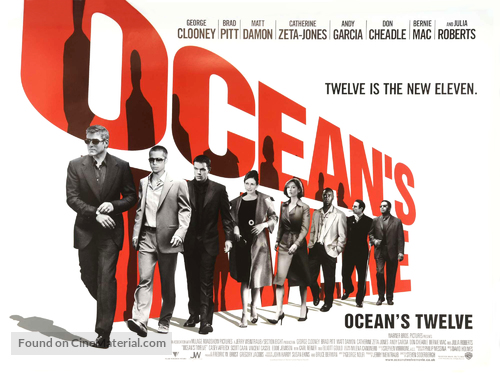 Ocean&#039;s Twelve - British Movie Poster