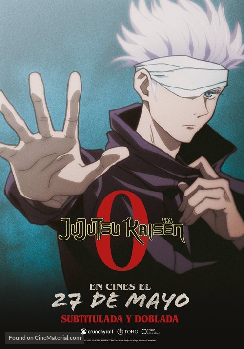 Gekijouban Jujutsu Kaisen 0 - Spanish Movie Poster